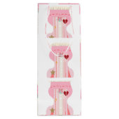 Sac cadeau Vin pour sous-vêtements rose pâle (Dos)