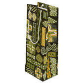 Sac cadeau vintage Aloha | Pua Green (Dos Angle)