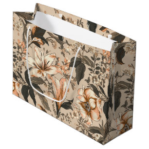 Sac cadeau vintage Floral Pattern