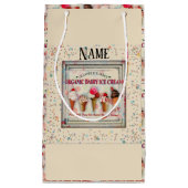 Sac cadeau vintage glacier (Devant)