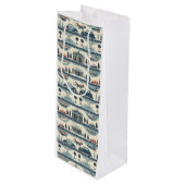 Sac cadeau Vintage voyage (Devant Angle)