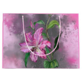 Sac cadeau violet rose Lily (Devant)