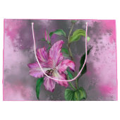 Sac cadeau violet rose Lily (Dos)