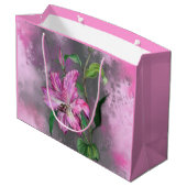 Sac cadeau violet rose Lily (Dos Angle)