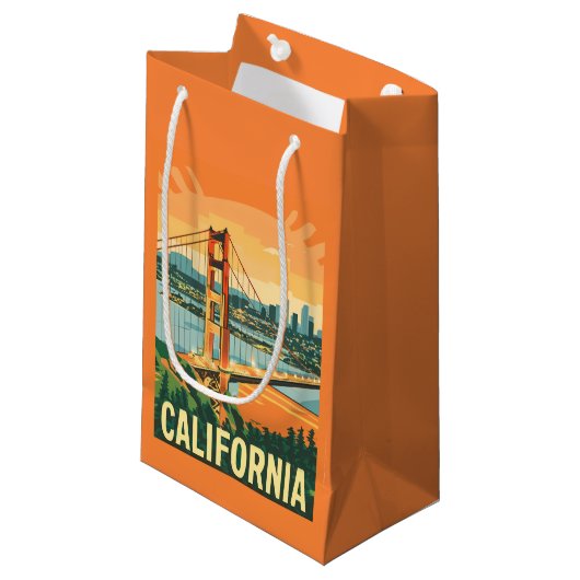Sac cadeau voyage California Retro (Devant Angle)