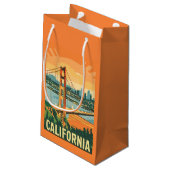 Sac cadeau voyage California Retro (Dos Angle)