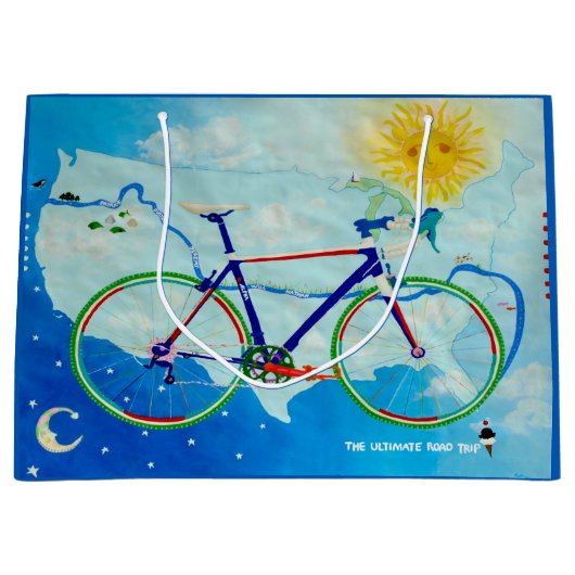 Sac cadeau voyage vélo ultime (Devant)