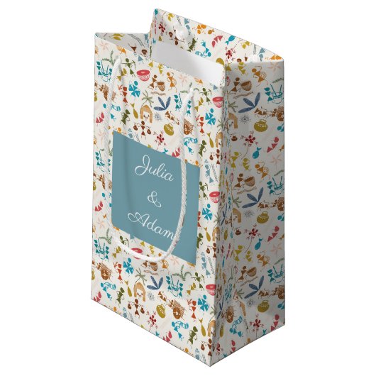 Sac cadeau Warli Fest (Devant Angle)