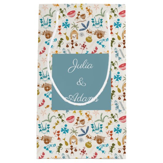 Sac cadeau Warli Fest (Devant)