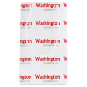 Sac cadeau Washington, petit brillant (Devant)