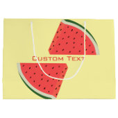 Sac cadeau Watermelon avec texte et couleurs perso (Dos)