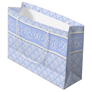Sac cadeau - Wedgewood Blue Damask