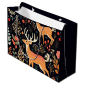 Sac cadeau Whimsical Deer - Grand (Devant Angle)