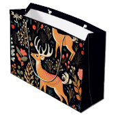 Sac cadeau Whimsical Deer - Grand (Dos Angle)