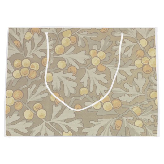 Sac cadeau William Morris Oak et Acorn (Devant)