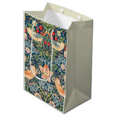 Sac cadeau William Morris Thief fraise (Devant Angle)