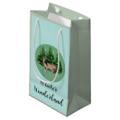 Sac cadeau Woodland Deer Winter Wonderland (Devant Angle)