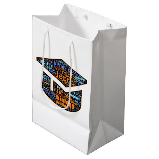 Sac cadeau - Word Cloud (Devant Angle)