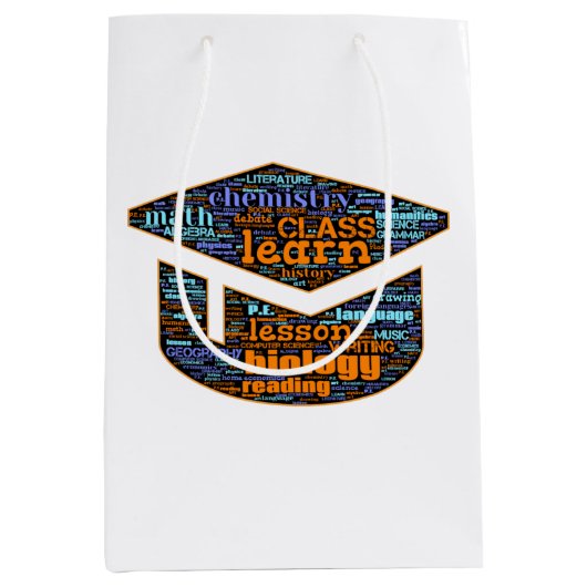 Sac cadeau - Word Cloud (Devant)