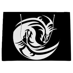 sac cadeau yin yang dragons