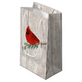 Sac cardinal de cadeau (Devant Angle)