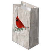 Sac cardinal de cadeau (Dos Angle)