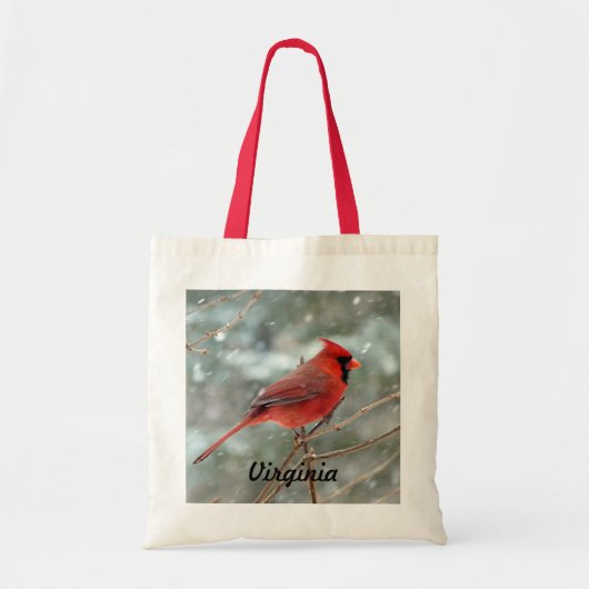 Sac cardinal rouge d'oiseau (Devant)