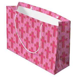 Sac carré Cross-22 Pink-Gold-GIFT L