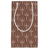 Sac carré transversal à 20 Brown-GIFT (Devant)