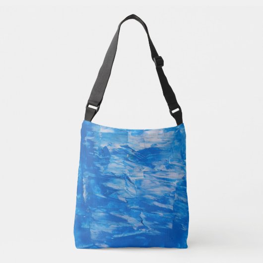 Sac carrossable Abstrait bleu (Devant)