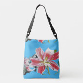 Sac carrossable bleu Shabby Lily Aqua (Dos)