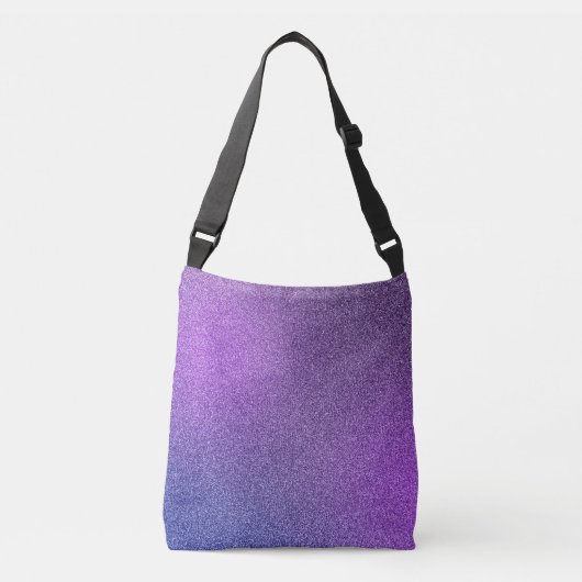 Sac carrossable bleu-violet Parties scintillant dé (Devant)