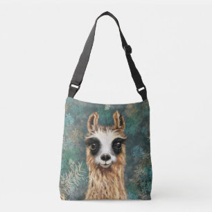 Sac carrossable drôle avec Llama curieuse