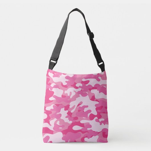 Sac carrossable en camouflage rose (Devant)