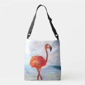 Sac carrossable en Flamant rose rose (Dos)