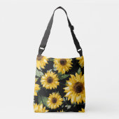 Sac carrossable motif de tournesol (Devant)