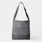 Sac carrossable "noir & blanc" Jean Look (Devant)