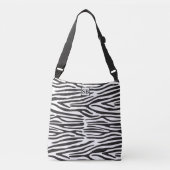 Sac carrossable Zebra Print Black and White Stripe (Devant)