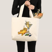 Sac Cartoon Cocktails et Chatons (Devant (produit))