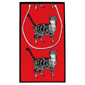 Sac Chat roux rouge animal de compagnie Cadeau (Dos)