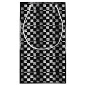 Sac Checkered de cadeau de drapeau (Dos)
