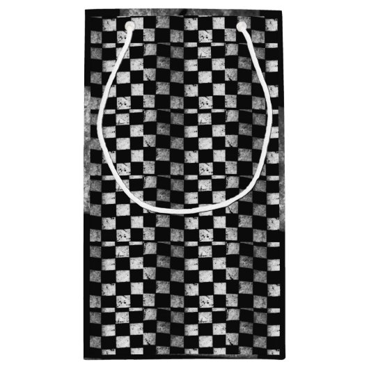 Sac Checkered de cadeau de drapeau (Dos)