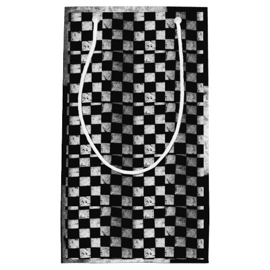 Sac Checkered de cadeau de drapeau (Devant)