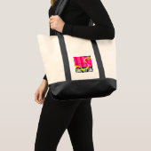 Sac chic de damassé et de rayure (Devant (produit))
