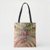 Sac Chic De Style Folk Abstrait Pour Shopping (Devant)