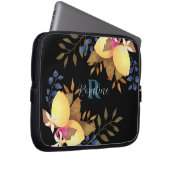 Sac citron chic monogramme noir électronique (Devant droit)