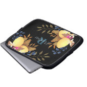 Sac citron chic monogramme noir électronique (Devant bas)