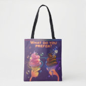 Sac coloré avec glace motivationnelle  (Devant)