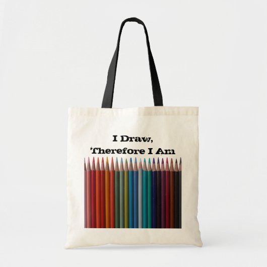 Sac coloré de dessin au crayon (Devant)