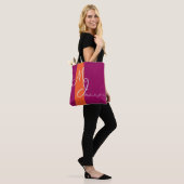 Sac commercial design de texte monographique éléga (Sur le modèle)